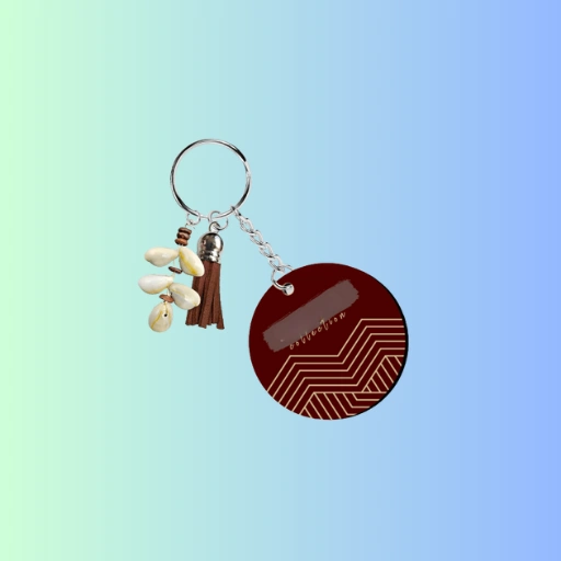Personalized Round Keychain